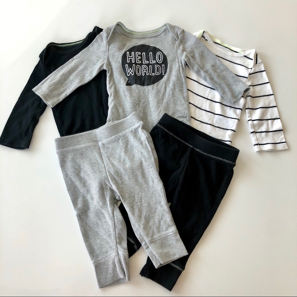 Cloud Island Gender Neutral Baby Bundle (3-6M)